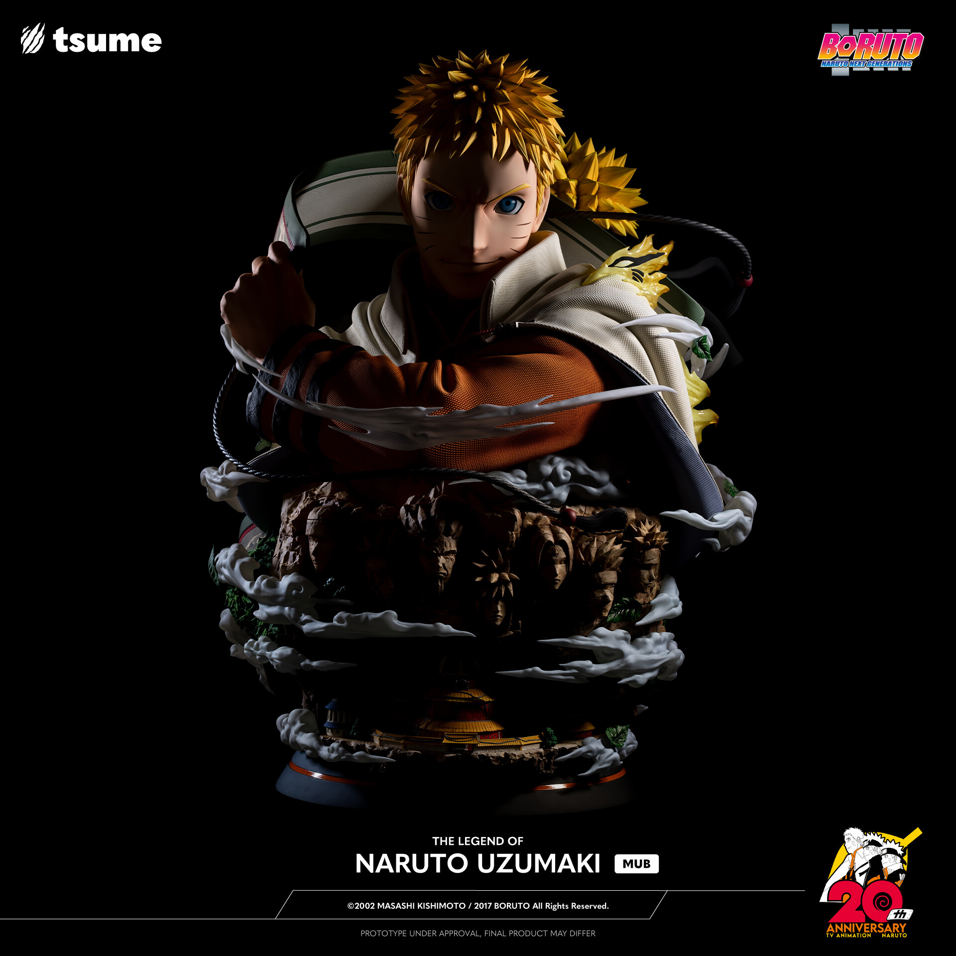 Boruto: Naruto Next Generations - Naruto - Naruto Shippuuden - Uzumaki Naruto - Bust - M.U.B - 1/1 (Tsume) photo 6