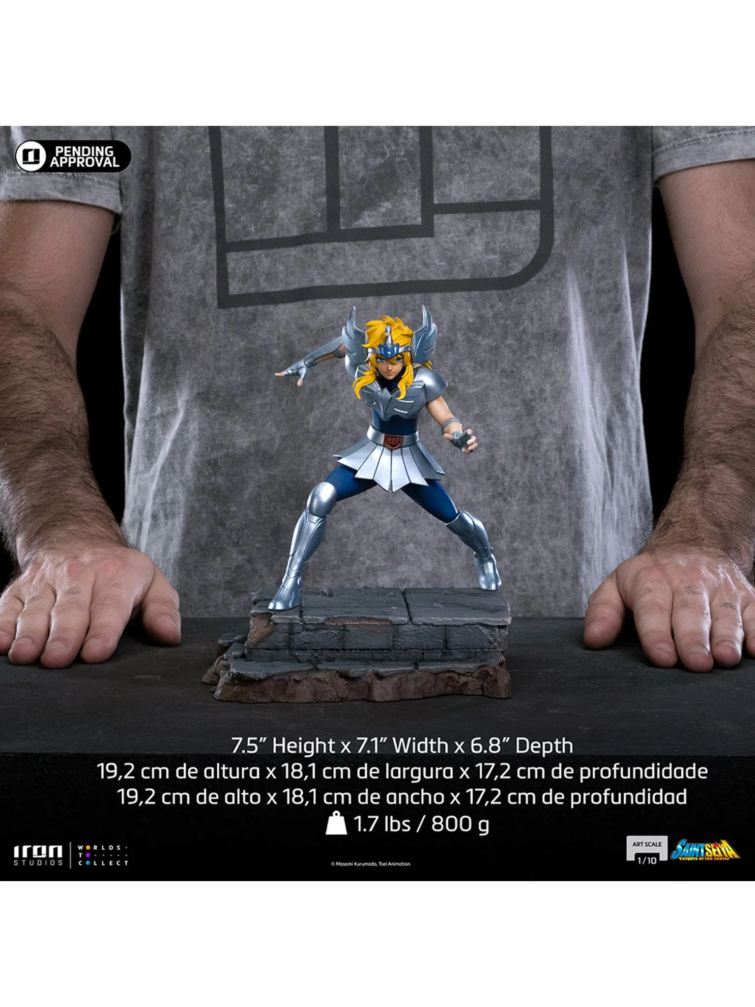 Saint Seiya - Cygnus Hyoga - Art Scale - 1/10 - Regular (IRON Studios) photo 11