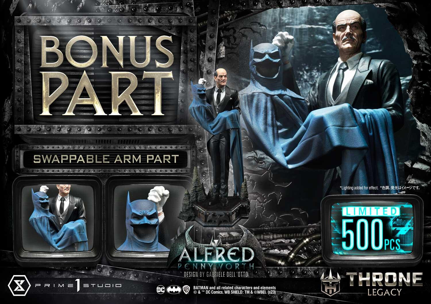 Batman - Alfred Pennyworth - Throne Legacy  (TLCDC-02S) - 1/4 - Bonus Version (Prime 1 Studio) photo 11