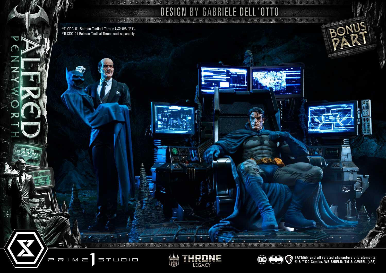Batman - Alfred Pennyworth - Throne Legacy  (TLCDC-02S) - 1/4 - Bonus Version (Prime 1 Studio) photo 15