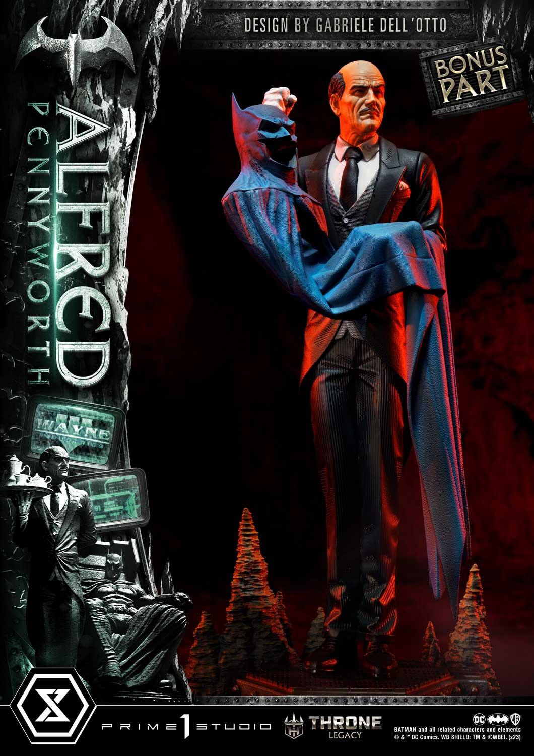 Batman - Alfred Pennyworth - Throne Legacy  (TLCDC-02S) - 1/4 - Bonus Version (Prime 1 Studio) photo 21
