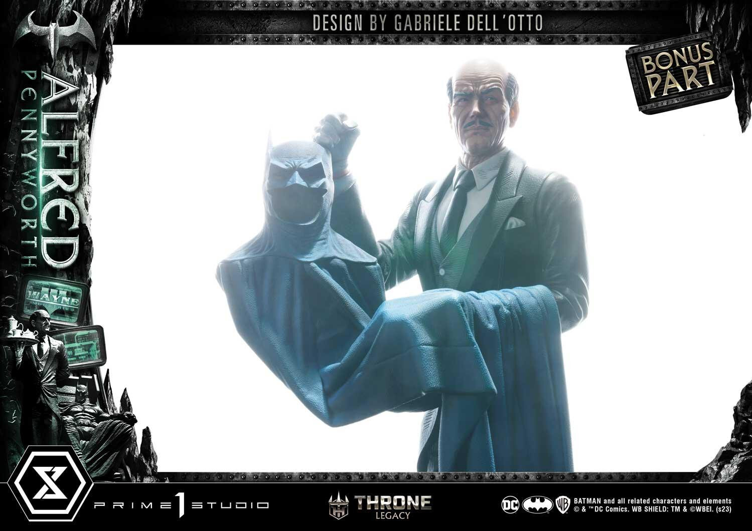 Batman - Alfred Pennyworth - Throne Legacy  (TLCDC-02S) - 1/4 - Bonus Version (Prime 1 Studio) photo 26