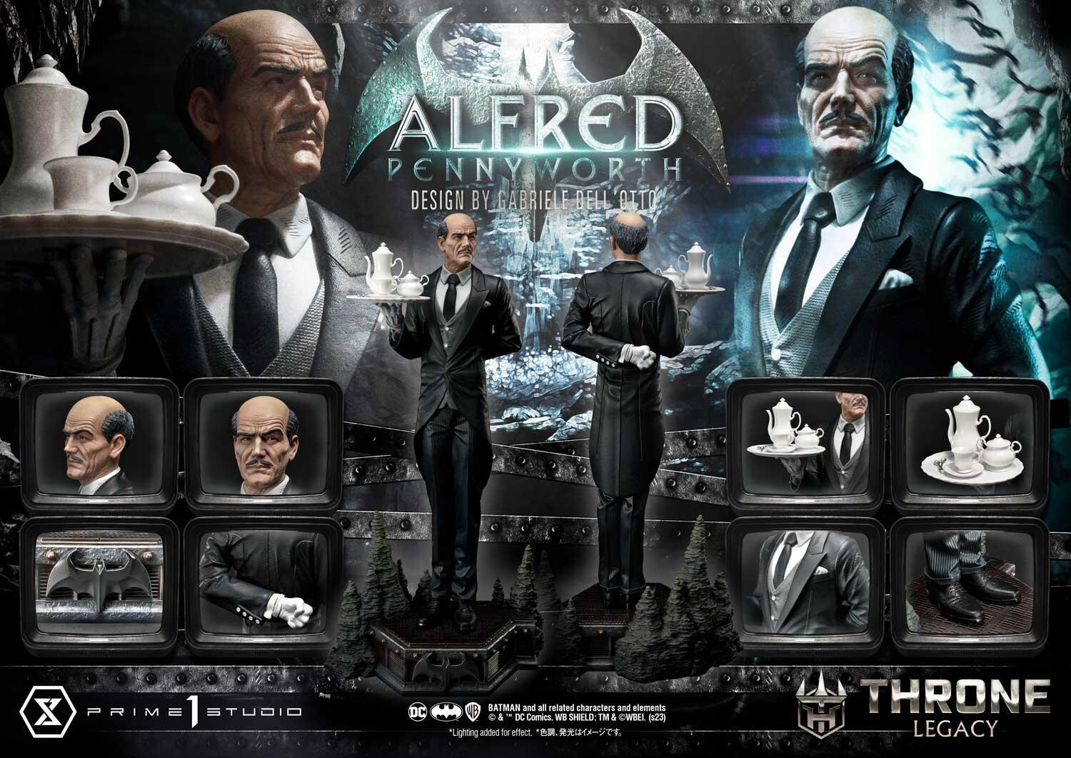 Batman - Alfred Pennyworth - Throne Legacy  (TLCDC-02S) - 1/4 - Bonus Version (Prime 1 Studio) photo 35