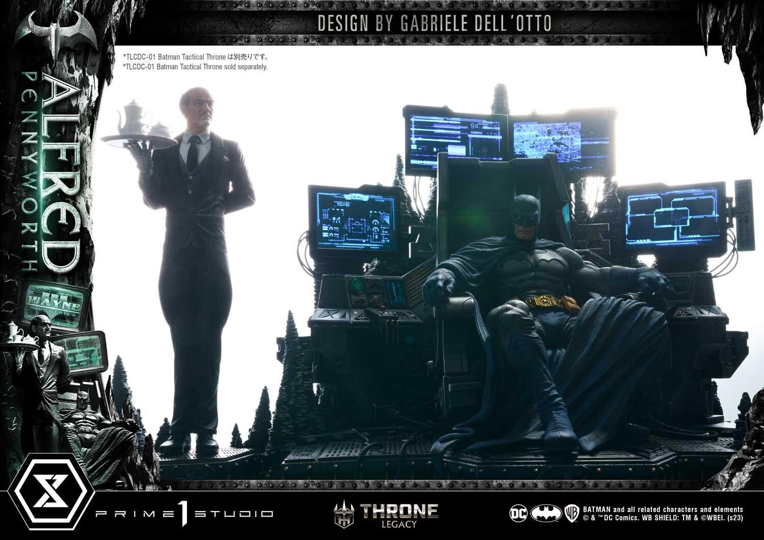 Batman - Alfred Pennyworth - Throne Legacy  (TLCDC-02S) - 1/4 - Bonus Version (Prime 1 Studio) photo 46