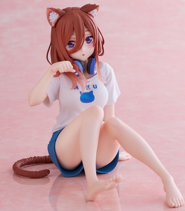 Gotoubun no Hanayome ∬ - Nakano Miku - Desktop Cute - Cat room wear ver. (Taito)