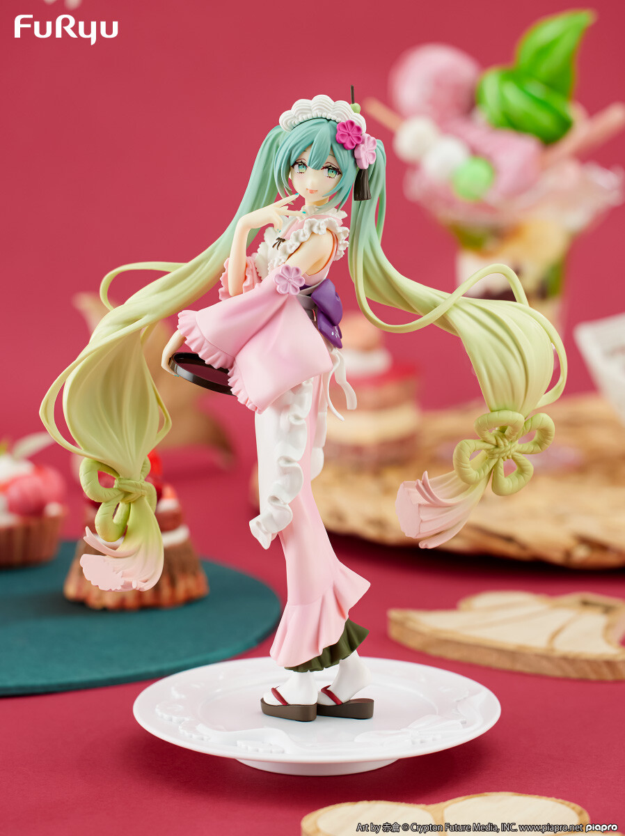 Piapro Characters - Hatsune Miku - Exc∞d Creative - Sweet Sweets - Matcha Parfait, Sakura (FuRyu) photo 4