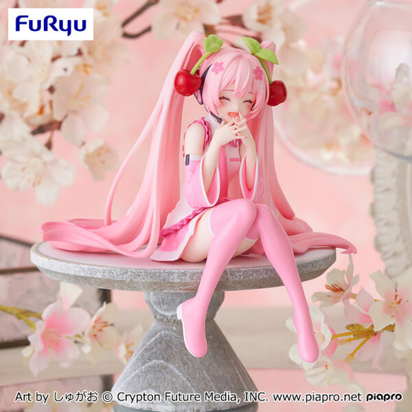 Vocaloid - Hatsune Miku - Noodle Stopper Figure - Sakura Miku 2023, Nikkori ver. (FuRyu)