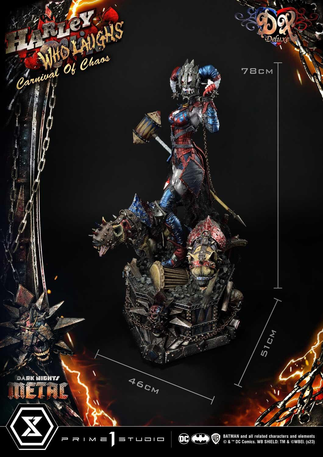 Dark Nights: Metal - Harley Who Laughs - Museum Masterline Series  (MMDCMT-13DX) - 1/3 - DX Version (Prime 1 Studio) photo 11