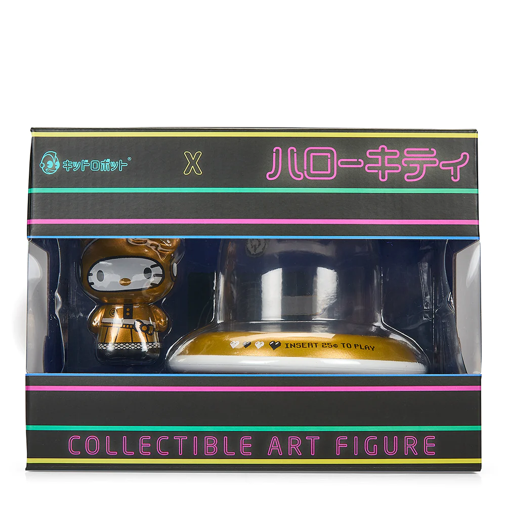 Sanrio Characters - Badtz-Maru - Hasunoue Keroppi - Hello Kitty - Kiki - Kuromi - Lala - My Melody - Pompompurin - kidrobot x Sanrio - UFO, White and Gold Edition (Kidrobot) photo 5