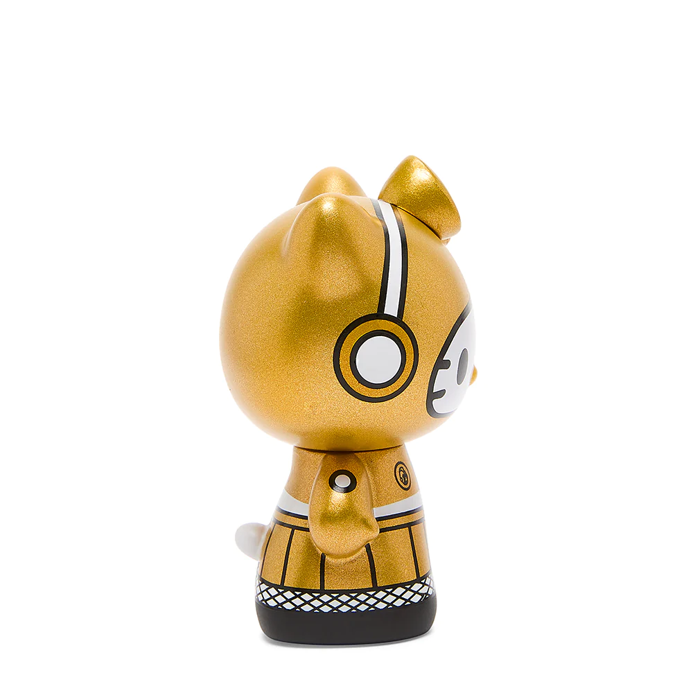 Sanrio Characters - Badtz-Maru - Hasunoue Keroppi - Hello Kitty - Kiki - Kuromi - Lala - My Melody - Pompompurin - kidrobot x Sanrio - UFO, White and Gold Edition (Kidrobot) photo 6