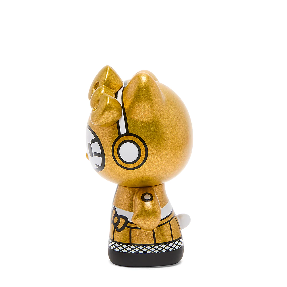 Sanrio Characters - Badtz-Maru - Hasunoue Keroppi - Hello Kitty - Kiki - Kuromi - Lala - My Melody - Pompompurin - kidrobot x Sanrio - UFO, White and Gold Edition (Kidrobot) photo 8