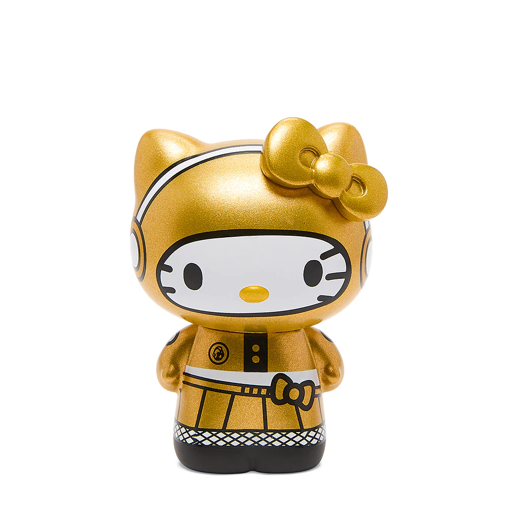 Sanrio Characters - Badtz-Maru - Hasunoue Keroppi - Hello Kitty - Kiki - Kuromi - Lala - My Melody - Pompompurin - kidrobot x Sanrio - UFO, White and Gold Edition (Kidrobot) photo 9