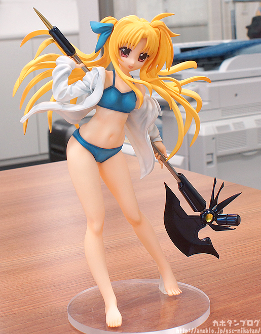 Mahou Shoujo Lyrical Nanoha The Movie 2nd A's - Fate T. Harlaown - 1/8 - Swimsuit Parka Style (Aquamarine) photo 2