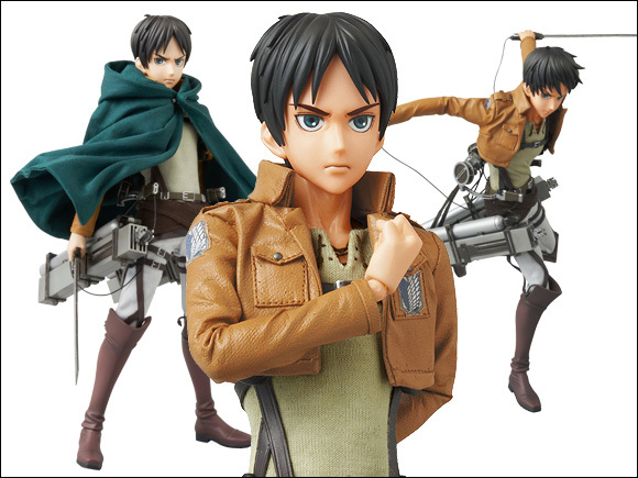 Shingeki no Kyojin - Eren Yeager - Real Action Heroes (#668) - 1/6 (Medicom Toy)