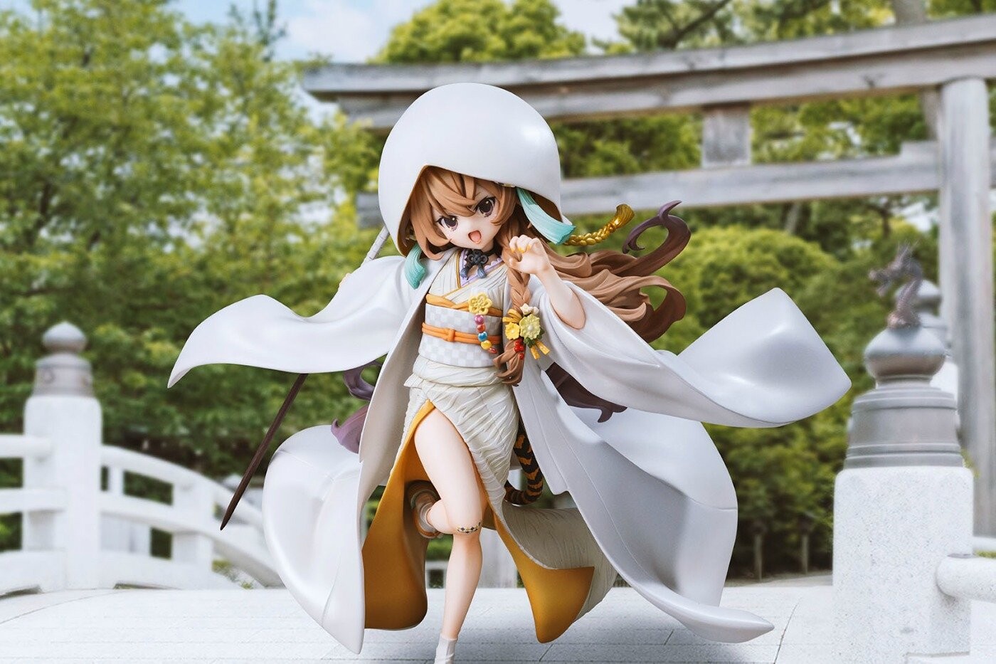 Toradora! - Aisaka Taiga - Tenori Tiger - KDcolle - Shiromuku Ver. (Kadokawa, Tops) photo 4