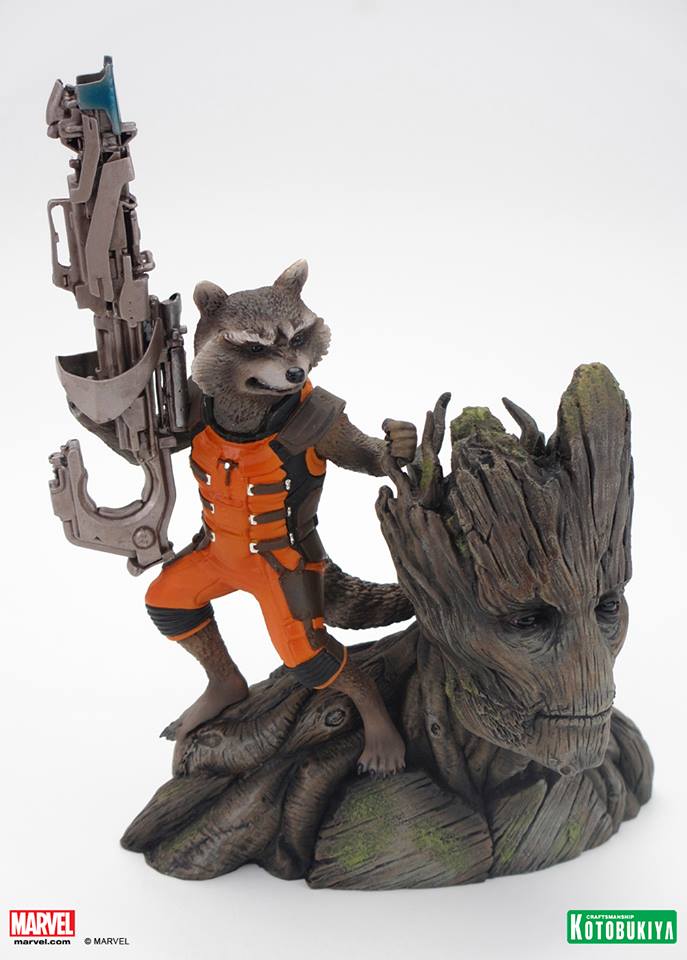 Guardians of the Galaxy - Groot - Rocket Raccoon - ARTFX+ - 1/10 (Kotobukiya) photo 3