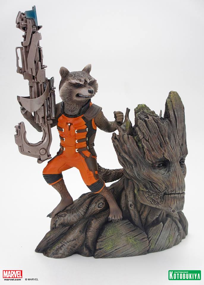 Guardians of the Galaxy - Groot - Rocket Raccoon - ARTFX+ - 1/10 (Kotobukiya) photo 5
