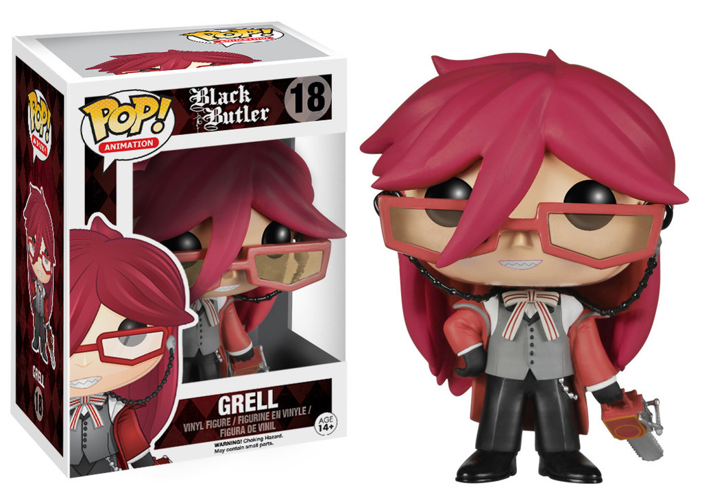 Kuroshitsuji - Grell Sutcliff - POP! Animation (18) - POP! Vinyl (3810) (Funko Toys)