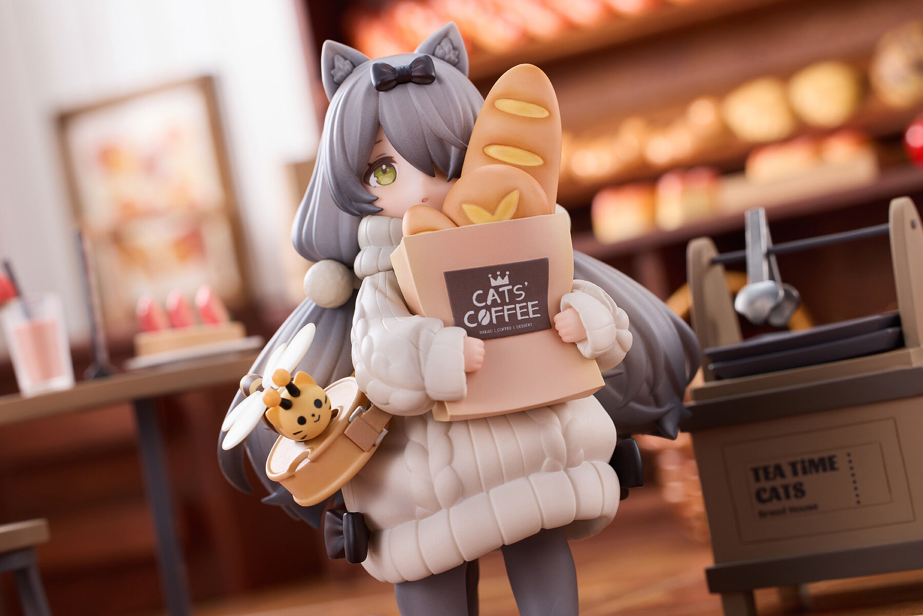 Original - DLC Series - Tea Time Cats - Customer Cat - Meow Town "Bread House" (Ribose) photo 2