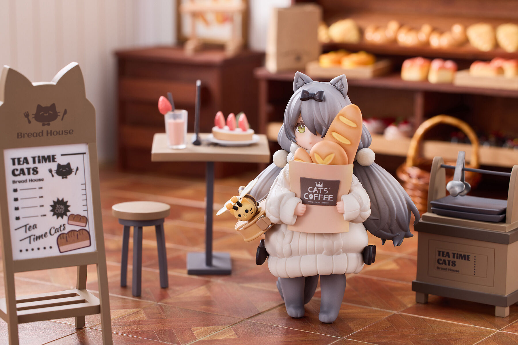 Original - DLC Series - Tea Time Cats - Customer Cat - Meow Town "Bread House" (Ribose) photo 5