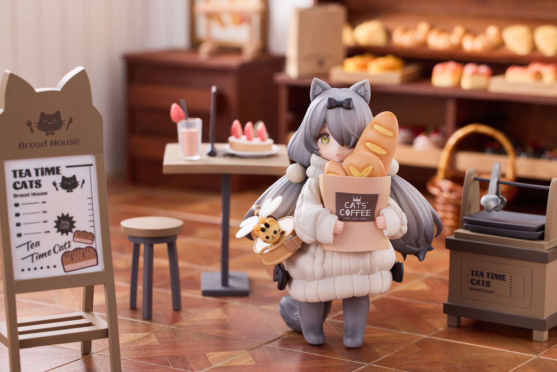 Original - DLC Series - Tea Time Cats - Customer Cat - Meow Town "Bread House" (Ribose) photo 13