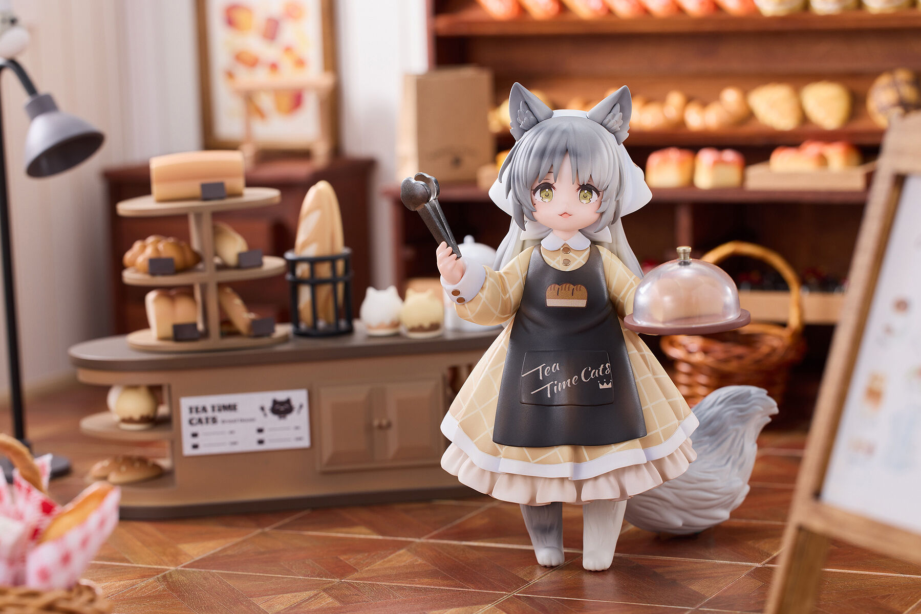 Original - DLC Series - Tea Time Cats - Clerk Cat - Meow Town "Bread House" (Ribose) photo 2