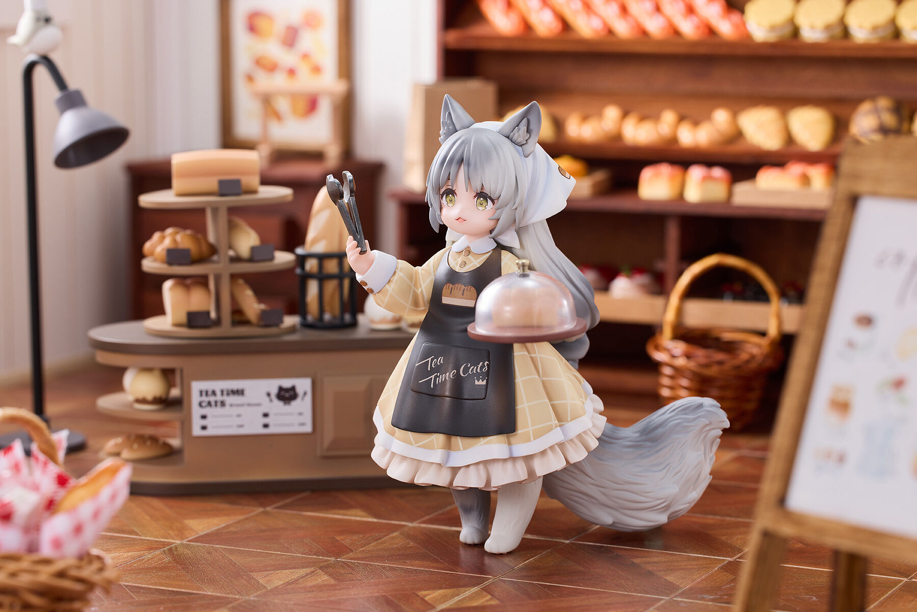 Original - DLC Series - Tea Time Cats - Clerk Cat - Meow Town "Bread House" (Ribose) photo 5