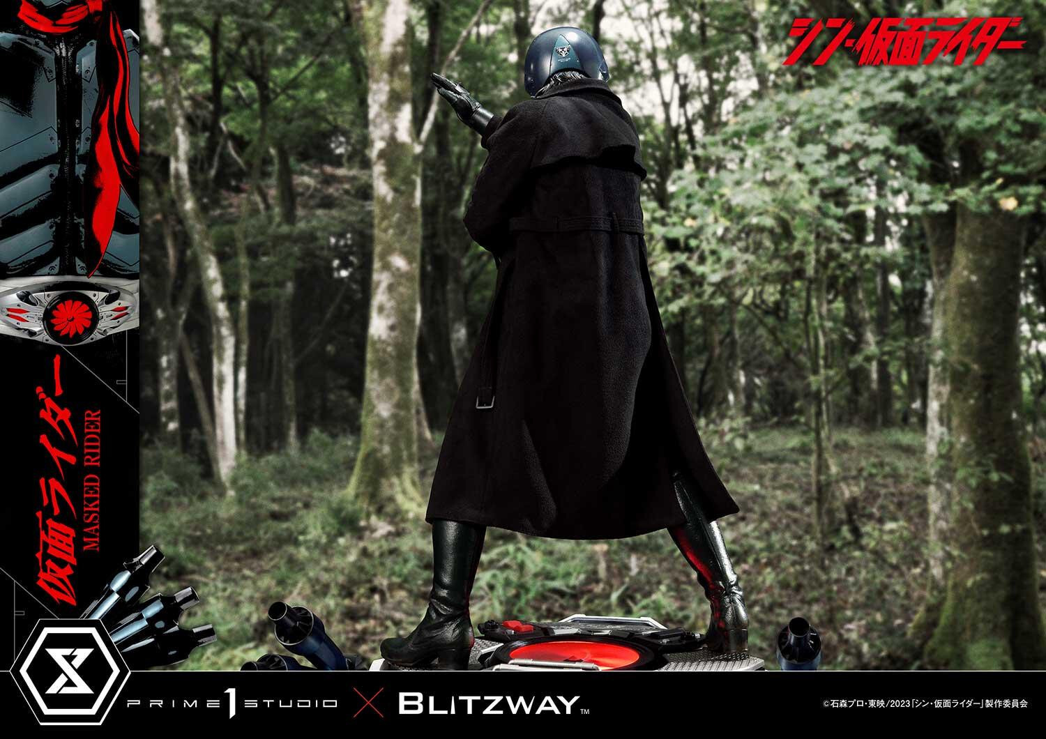 Shin Kamen Rider - Kamen Rider - Premium Masterline (PMSKR-01) - 1/4 (Blitzway, Prime 1 Studio) photo 9