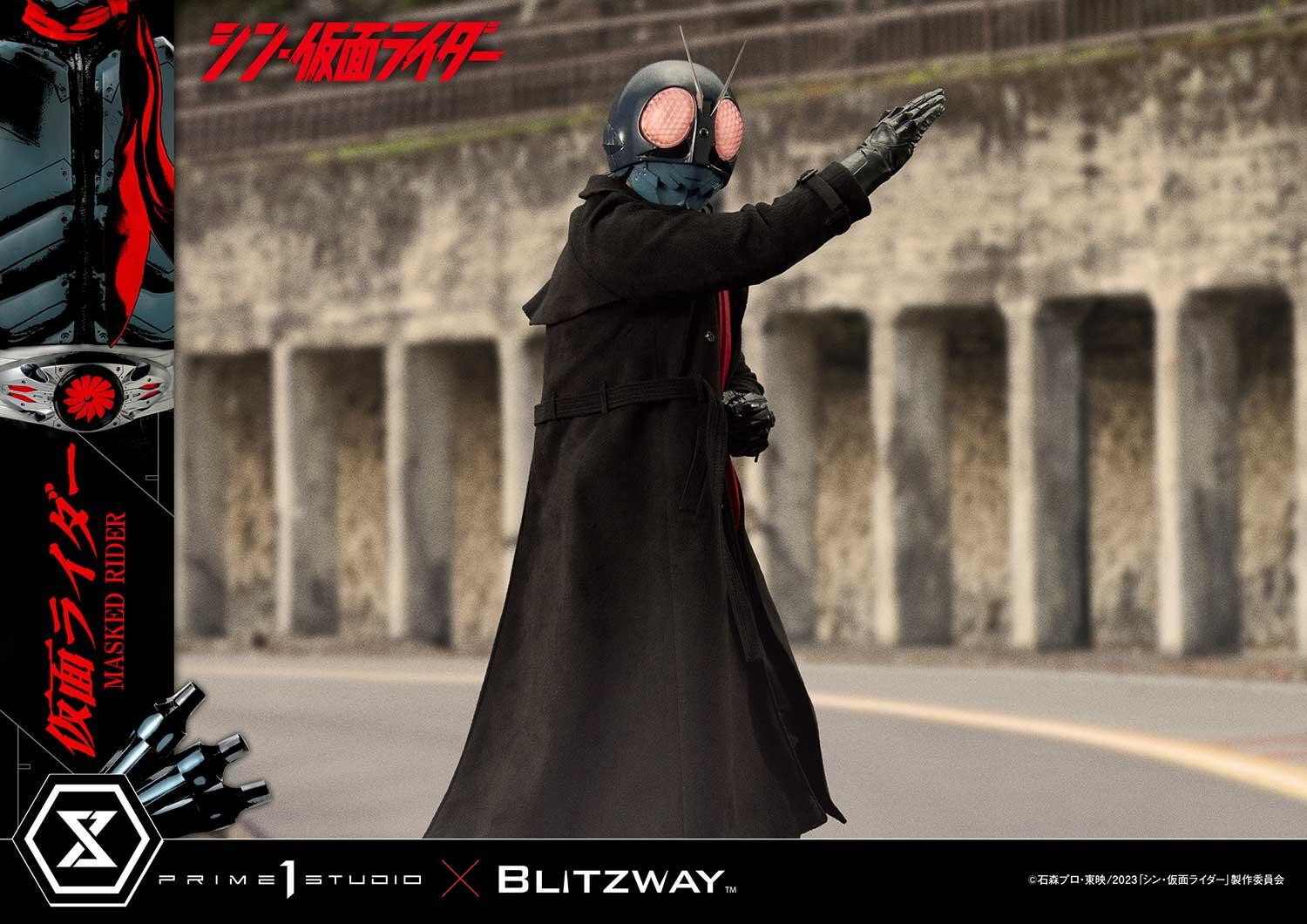 Shin Kamen Rider - Kamen Rider - Premium Masterline (PMSKR-01) - 1/4 (Blitzway, Prime 1 Studio) photo 11