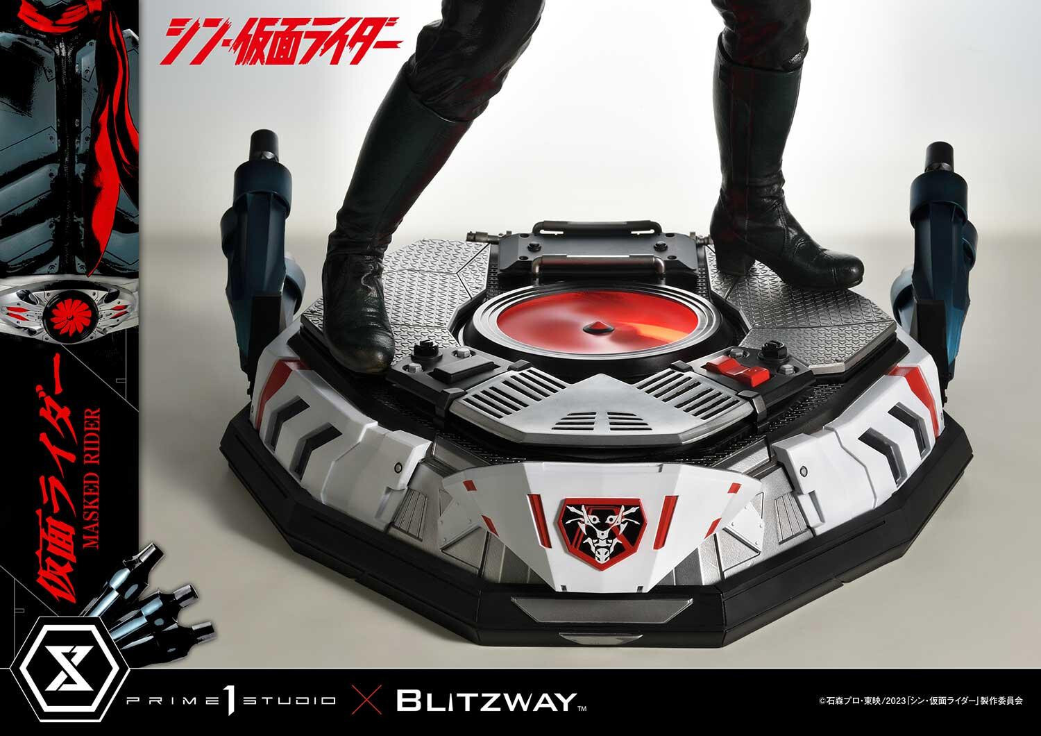 Shin Kamen Rider - Kamen Rider - Premium Masterline (PMSKR-01) - 1/4 (Blitzway, Prime 1 Studio) photo 12