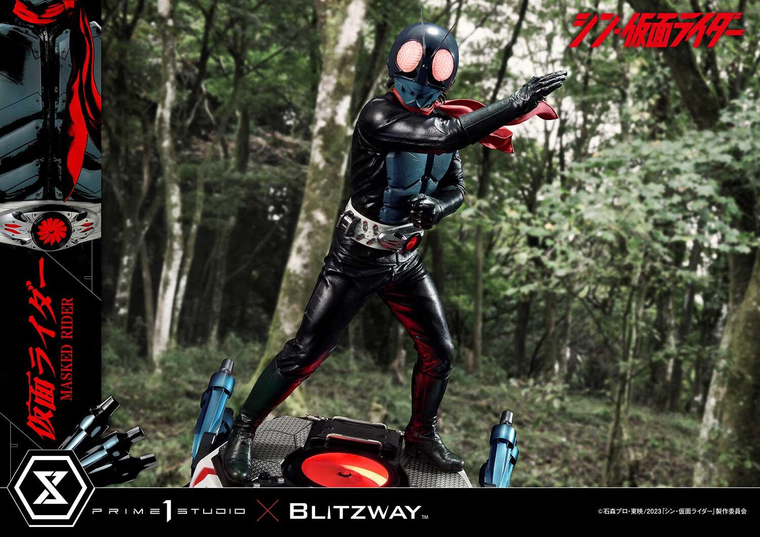 Shin Kamen Rider - Kamen Rider - Premium Masterline (PMSKR-01) - 1/4 (Blitzway, Prime 1 Studio) photo 15