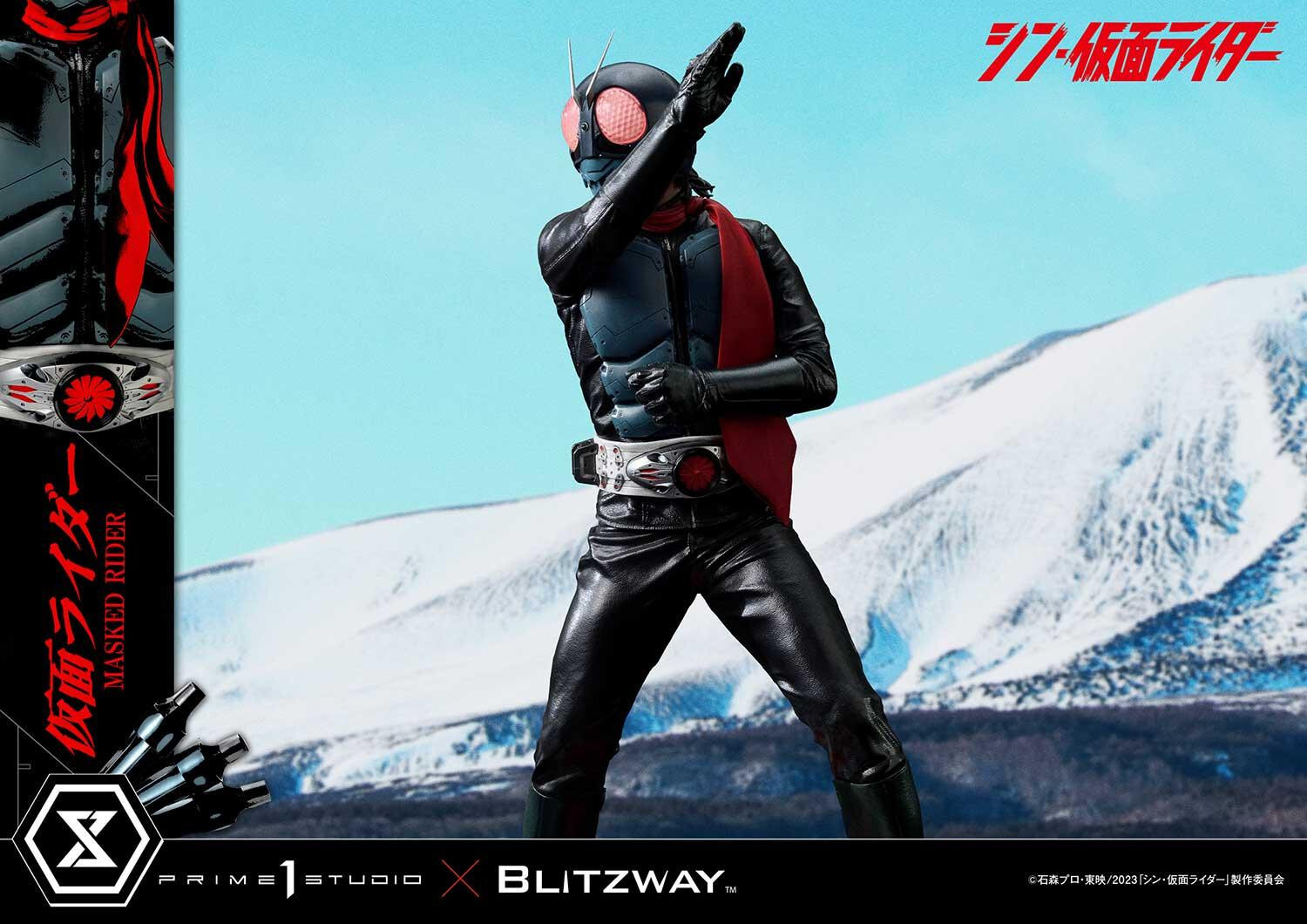 Shin Kamen Rider - Kamen Rider - Premium Masterline (PMSKR-01) - 1/4 (Blitzway, Prime 1 Studio) photo 16