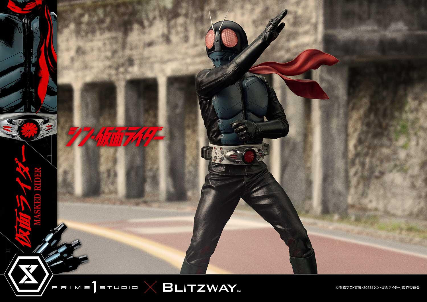 Shin Kamen Rider - Kamen Rider - Premium Masterline (PMSKR-01) - 1/4 (Blitzway, Prime 1 Studio) photo 17