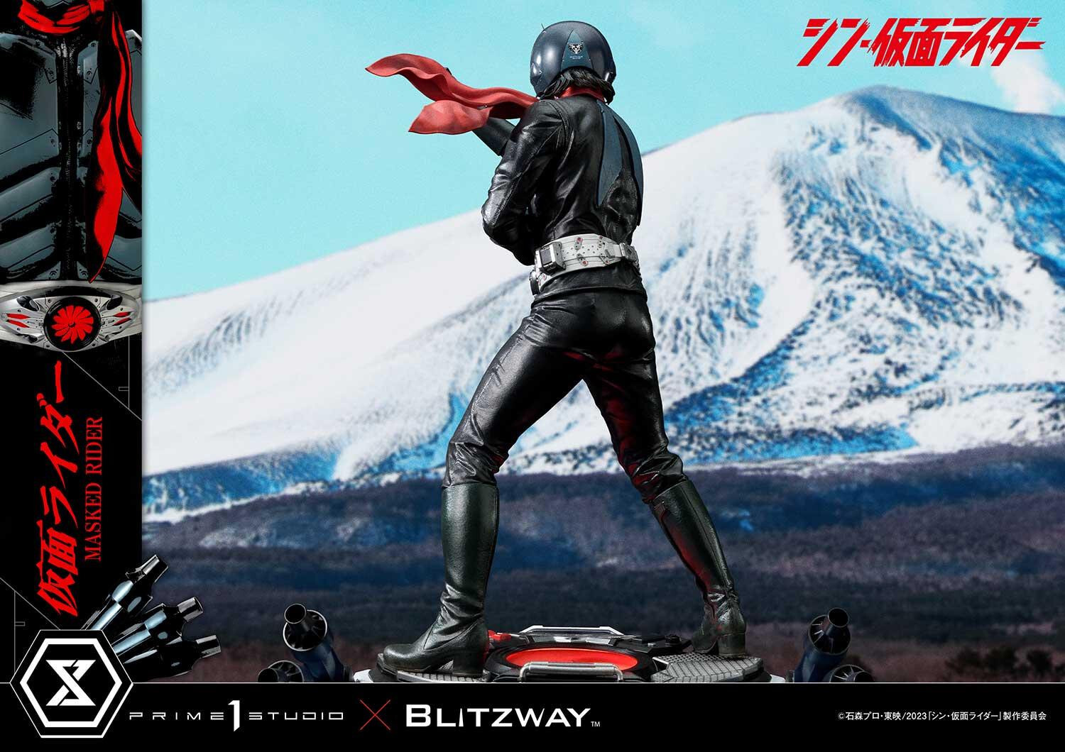 Shin Kamen Rider - Kamen Rider - Premium Masterline (PMSKR-01) - 1/4 (Blitzway, Prime 1 Studio) photo 18