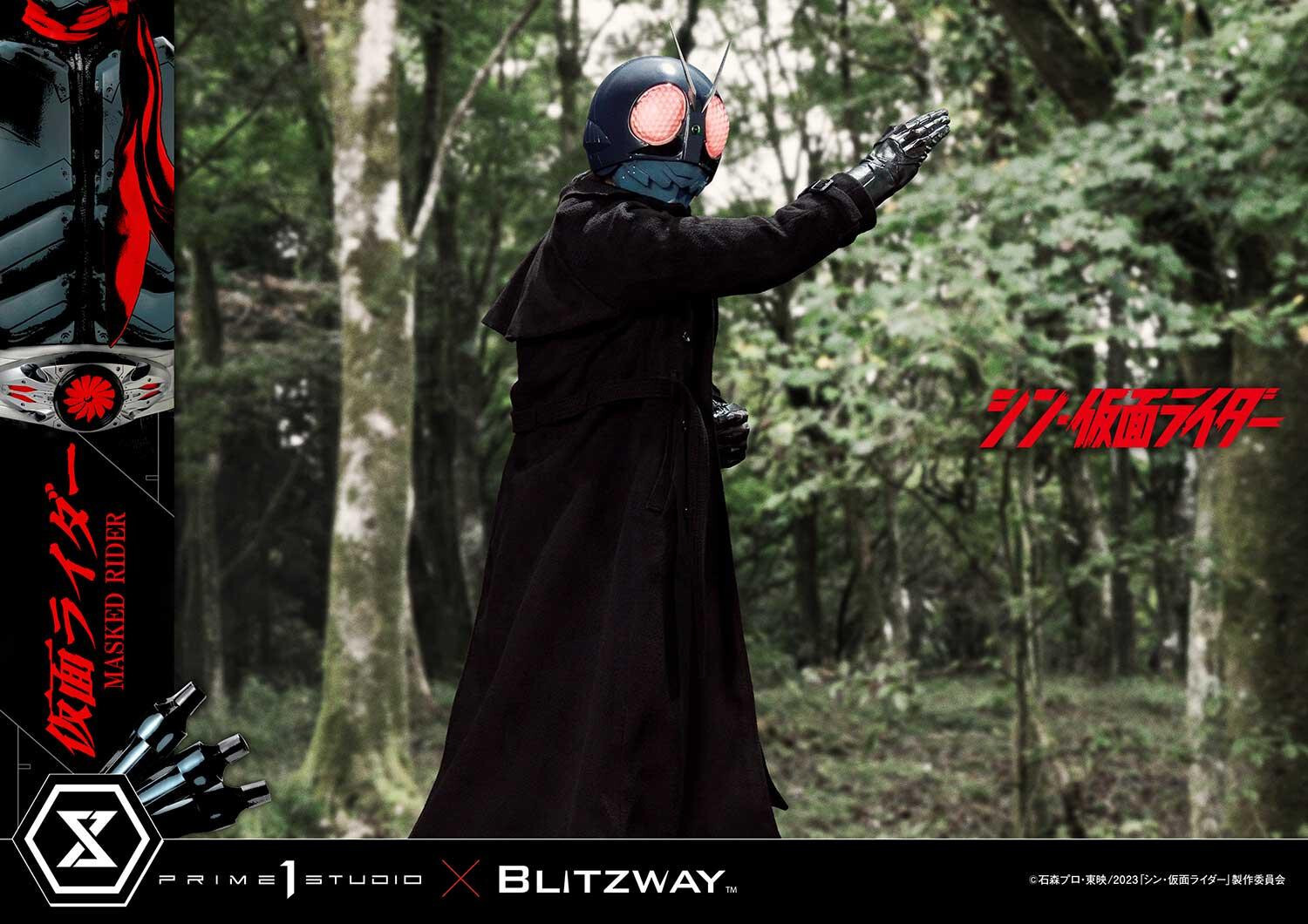 Shin Kamen Rider - Kamen Rider - Premium Masterline (PMSKR-01) - 1/4 (Blitzway, Prime 1 Studio) photo 21
