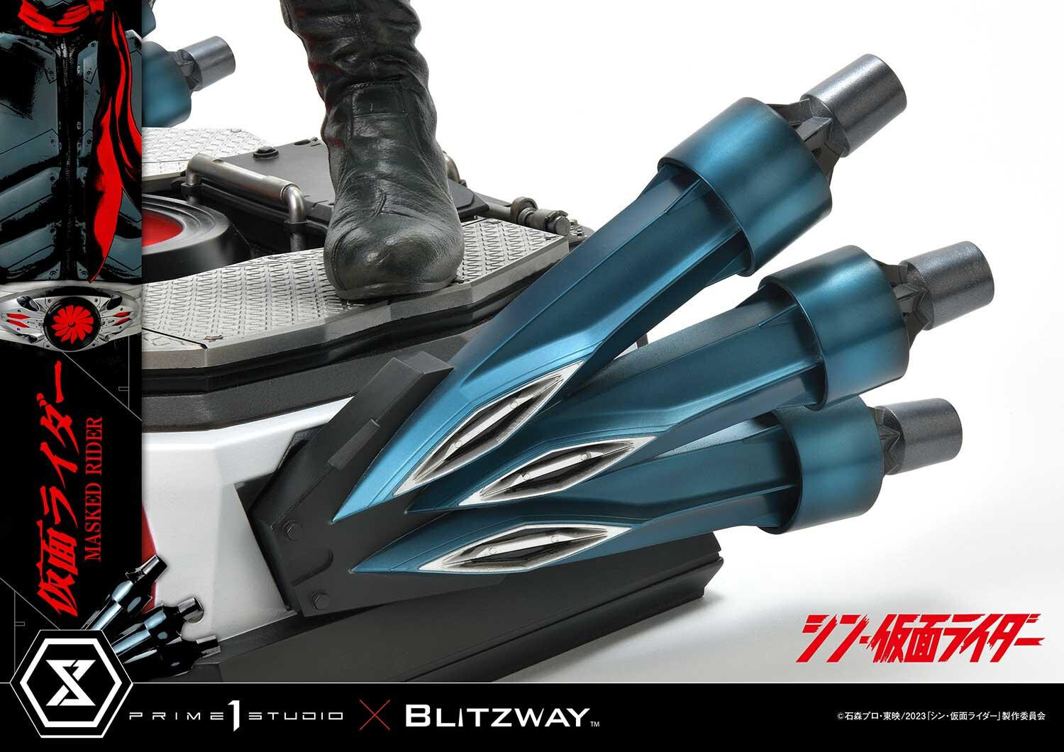 Shin Kamen Rider - Kamen Rider - Premium Masterline (PMSKR-01) - 1/4 (Blitzway, Prime 1 Studio) photo 27