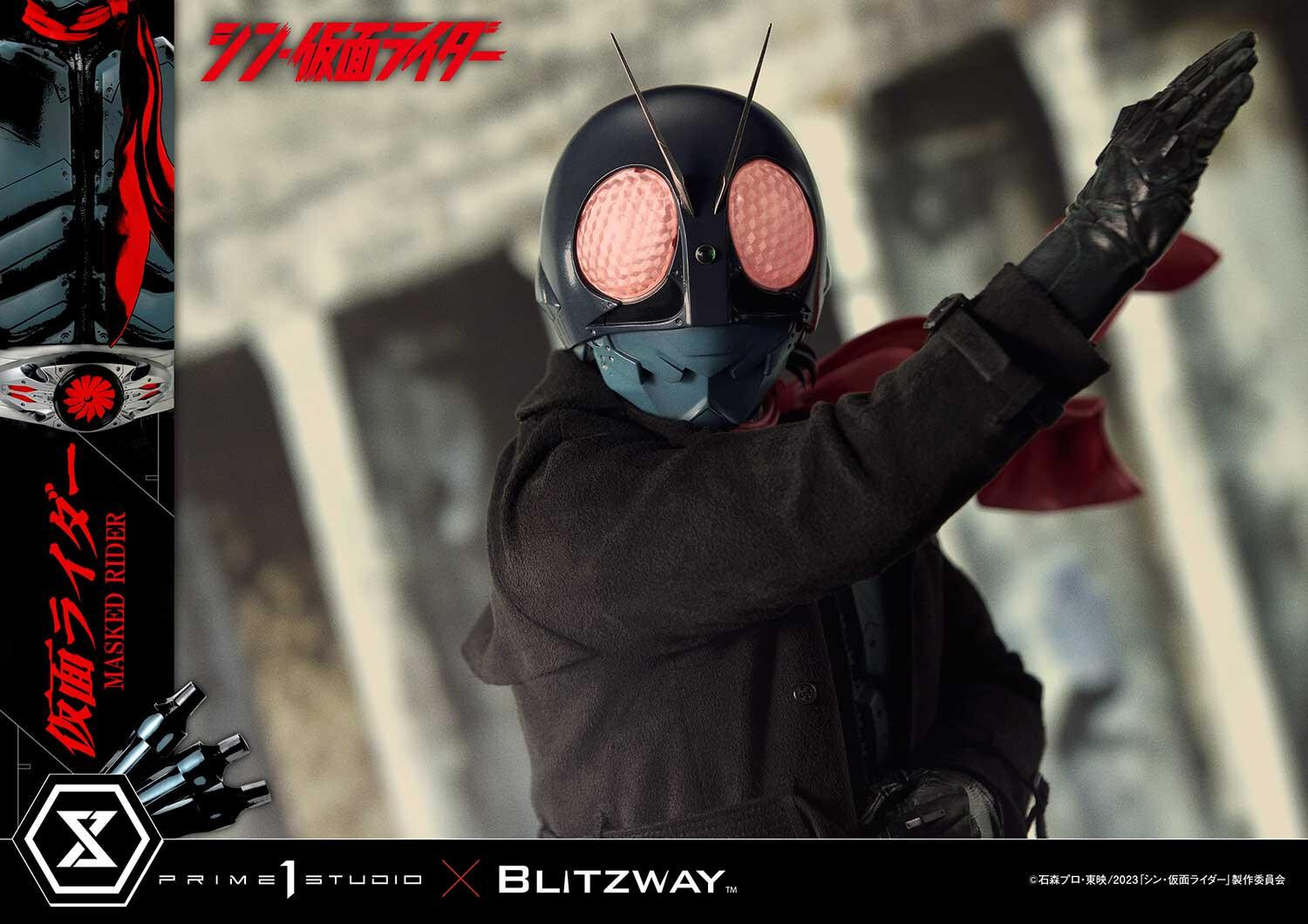 Shin Kamen Rider - Kamen Rider - Premium Masterline (PMSKR-01) - 1/4 (Blitzway, Prime 1 Studio) photo 42