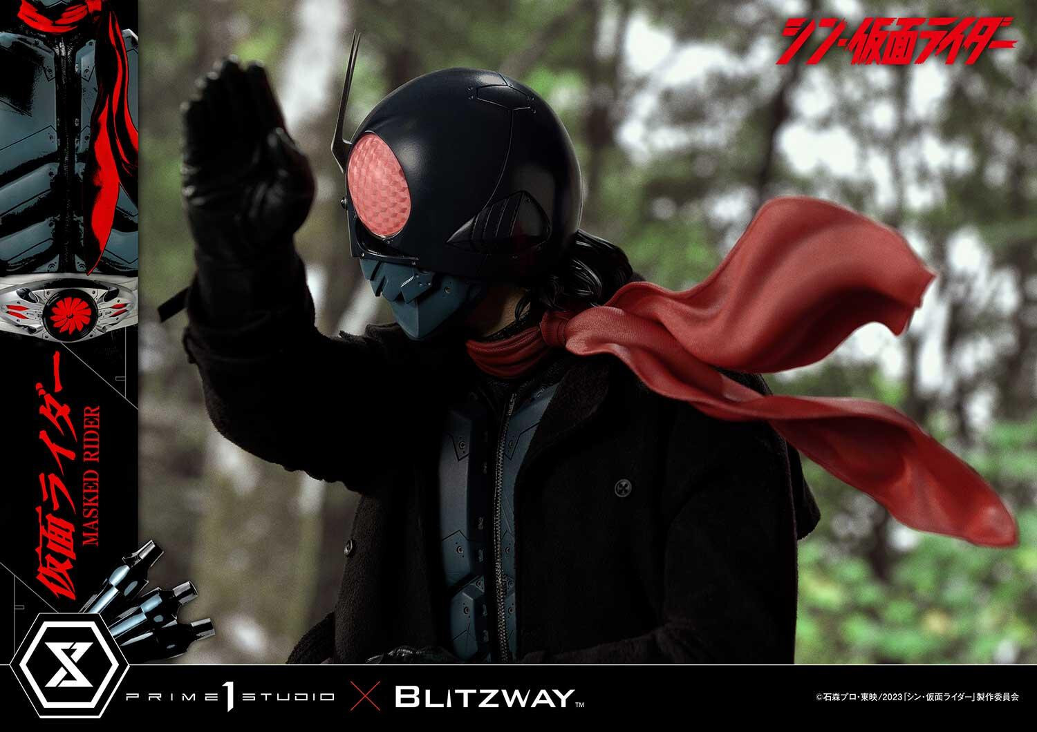 Shin Kamen Rider - Kamen Rider - Premium Masterline (PMSKR-01) - 1/4 (Blitzway, Prime 1 Studio) photo 43