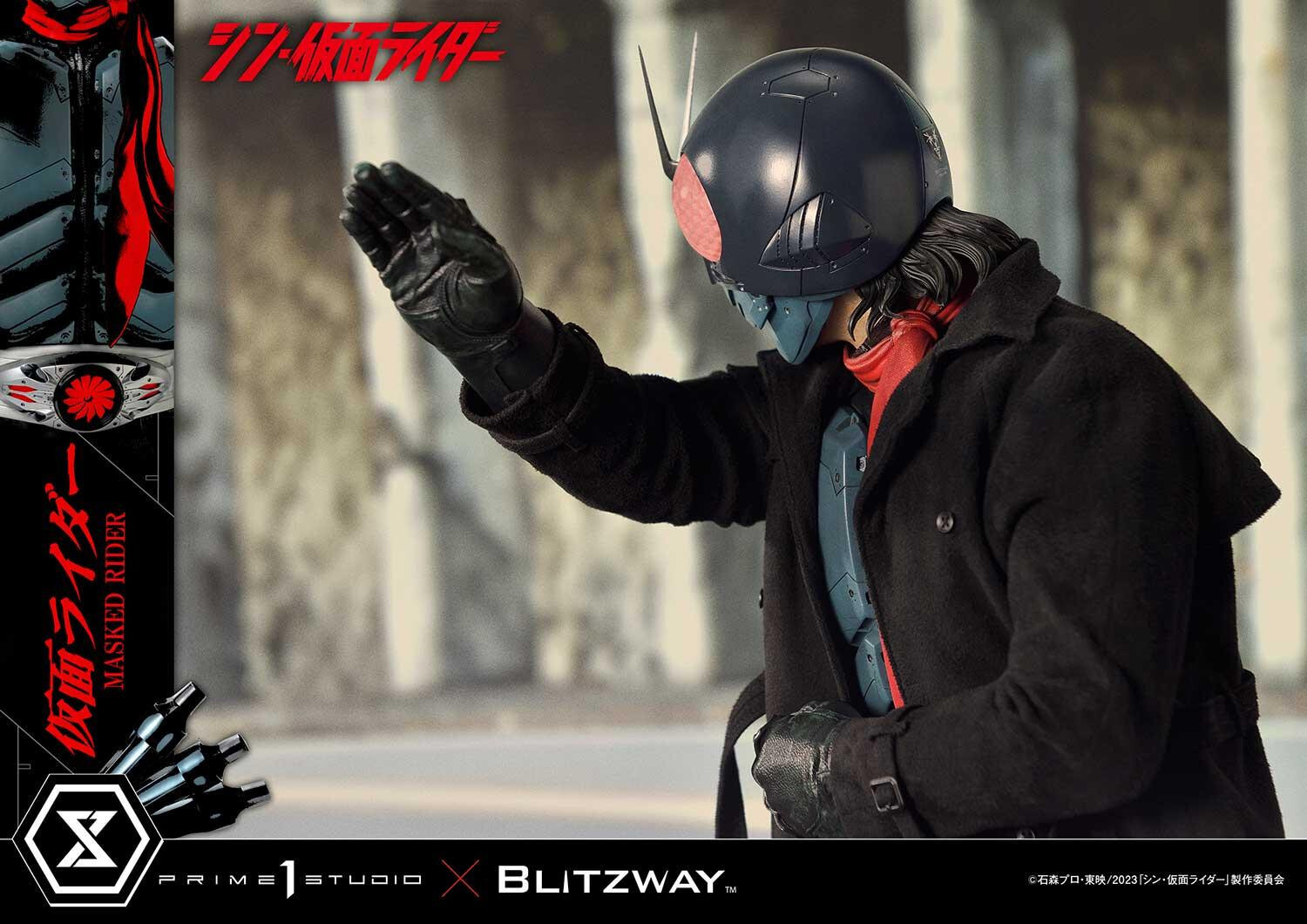 Shin Kamen Rider - Kamen Rider - Premium Masterline (PMSKR-01) - 1/4 (Blitzway, Prime 1 Studio) photo 45