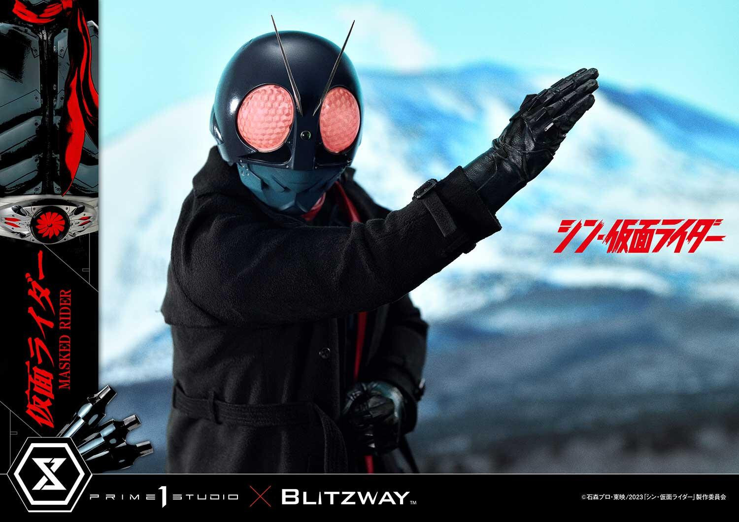 Shin Kamen Rider - Kamen Rider - Premium Masterline (PMSKR-01) - 1/4 (Blitzway, Prime 1 Studio) photo 46