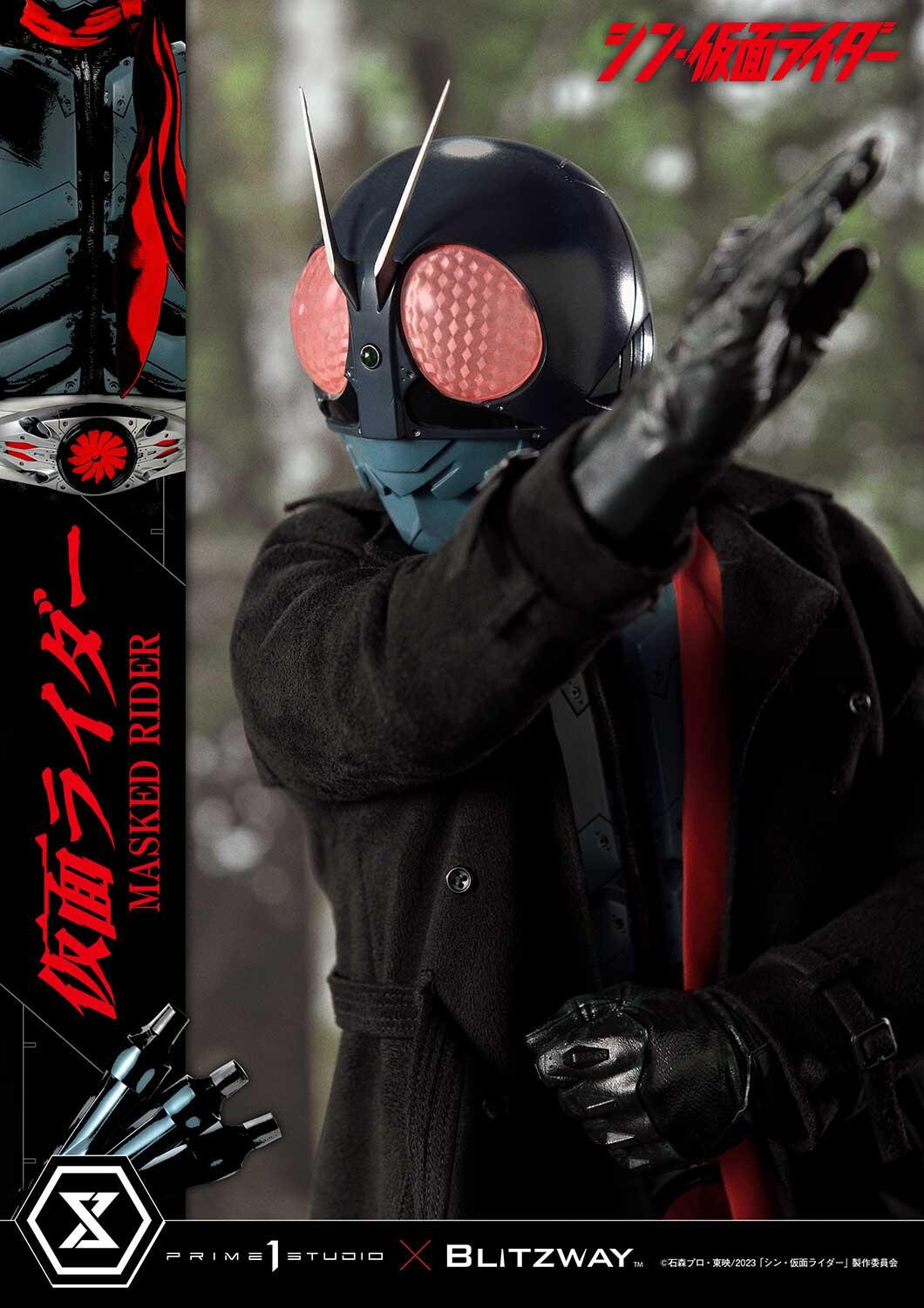 Shin Kamen Rider - Kamen Rider - Premium Masterline (PMSKR-01) - 1/4 (Blitzway, Prime 1 Studio) photo 61