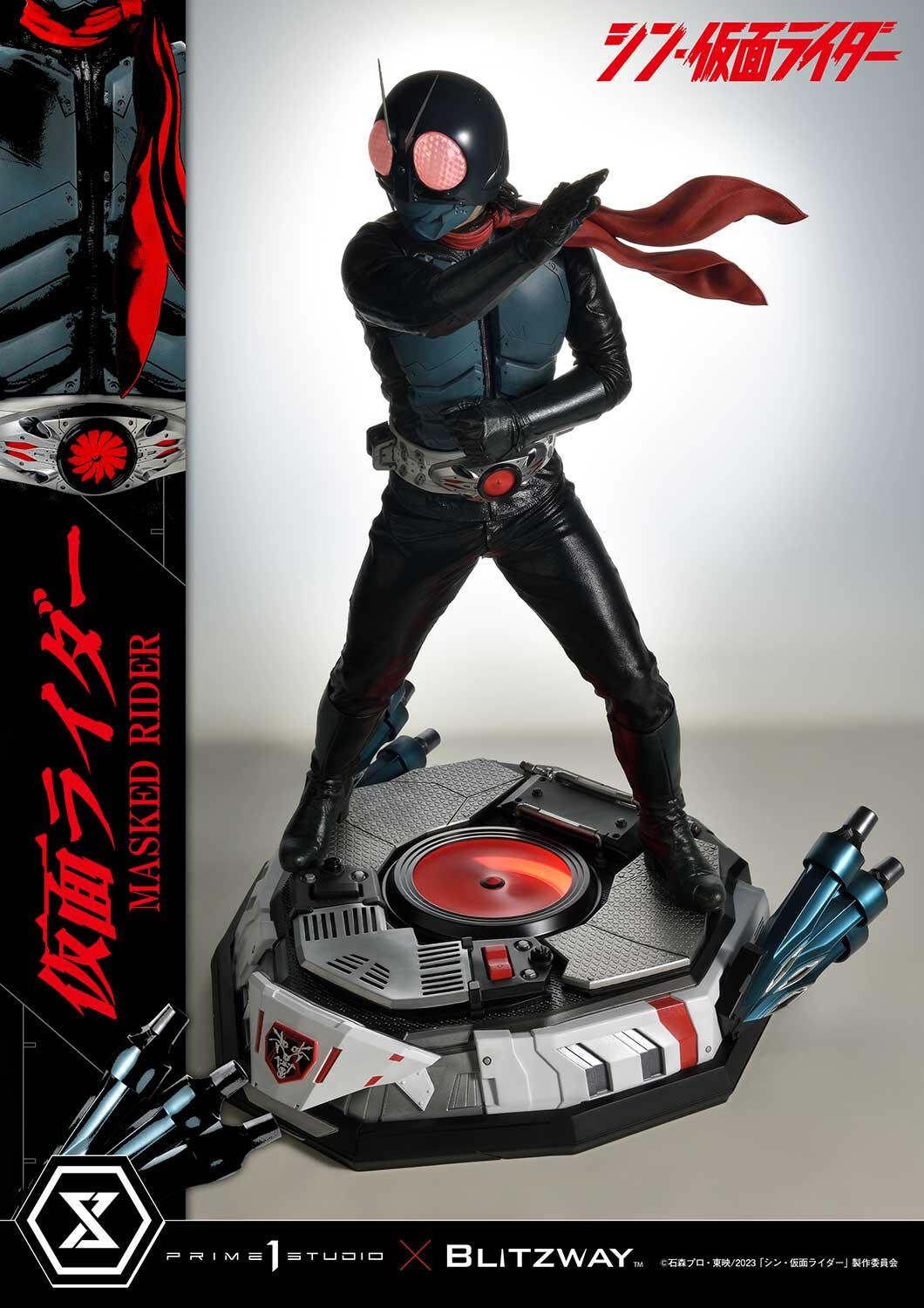 Shin Kamen Rider - Kamen Rider - Premium Masterline (PMSKR-01) - 1/4 (Blitzway, Prime 1 Studio) photo 89