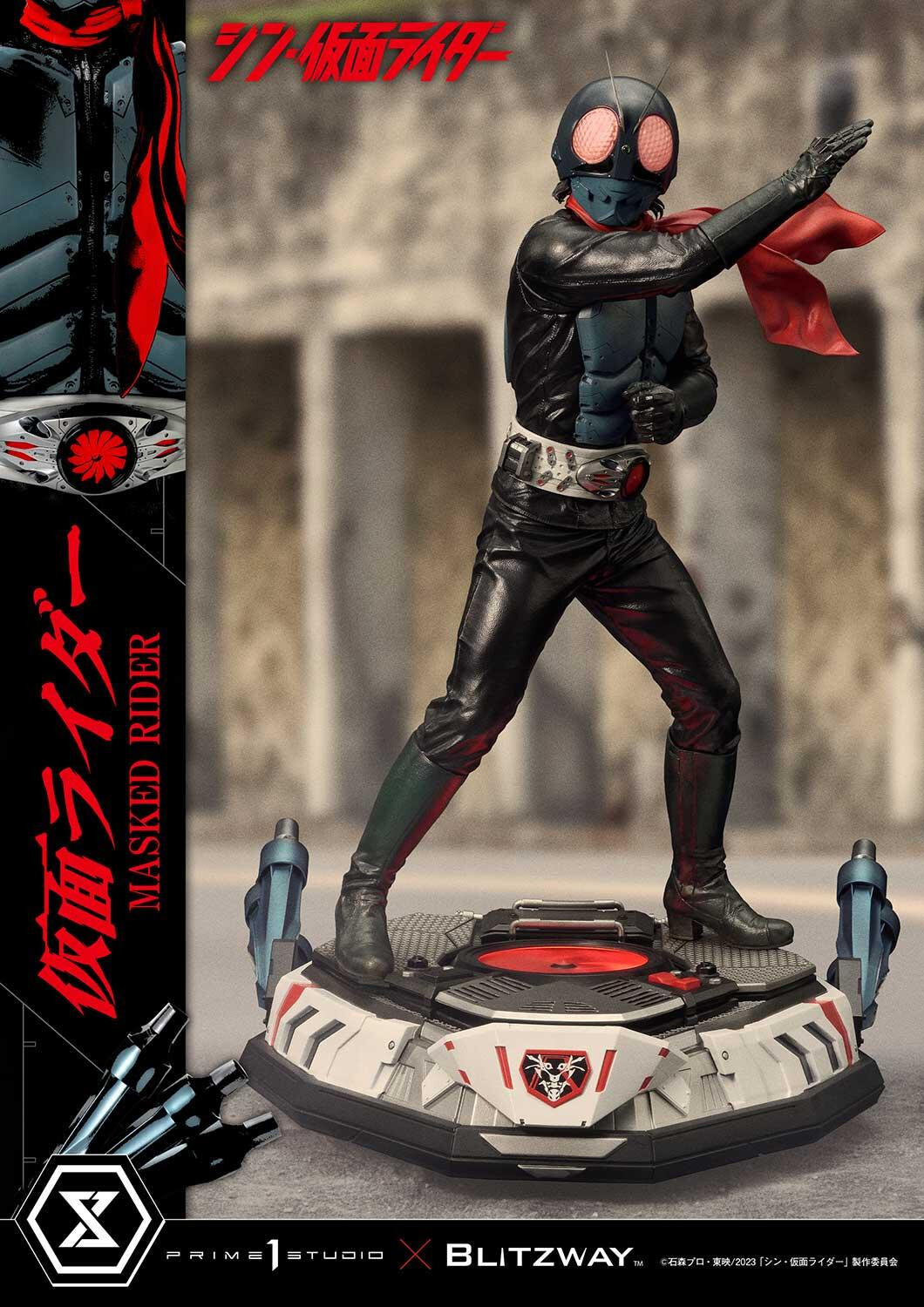 Shin Kamen Rider - Kamen Rider - Premium Masterline (PMSKR-01) - 1/4 (Blitzway, Prime 1 Studio) photo 95