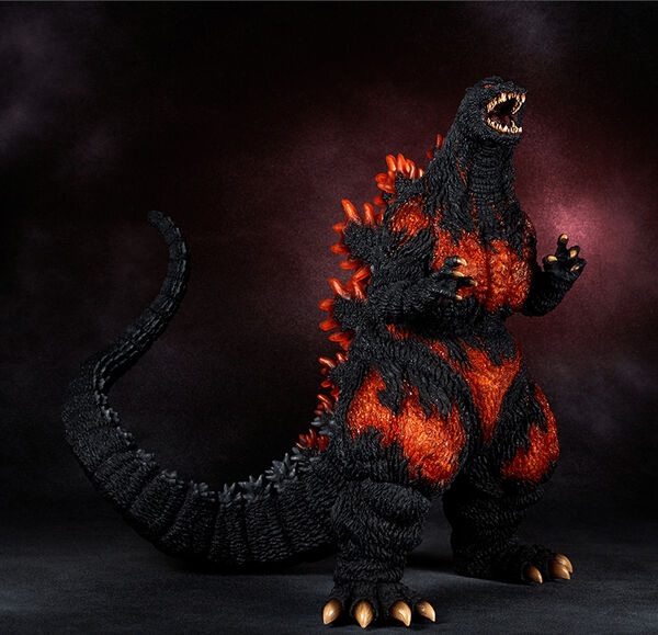 Gojira vs. Destoroyah - Burning Gojira - Mega Sofvi - (1995) (Kaiyodo)