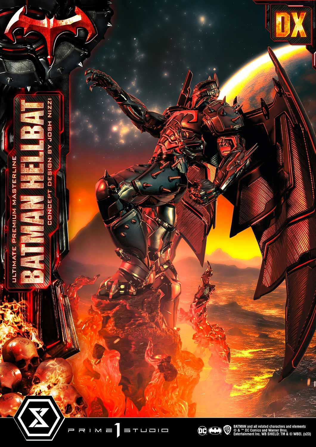 Justice League - Hellbat - Ultimate Premium Masterline  (UPMDC-06DX) - 1/4 - DX Version (Prime 1 Studio) photo 10