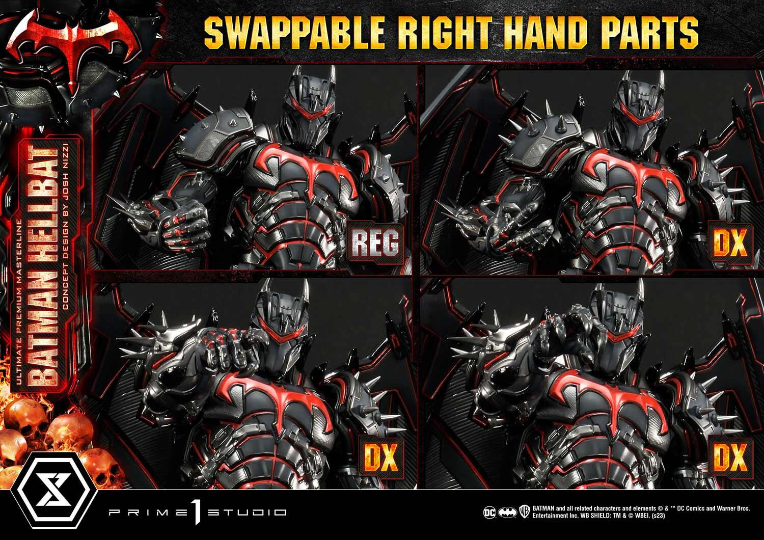 Justice League - Hellbat - Ultimate Premium Masterline  (UPMDC-06DX) - 1/4 - DX Version (Prime 1 Studio) photo 21