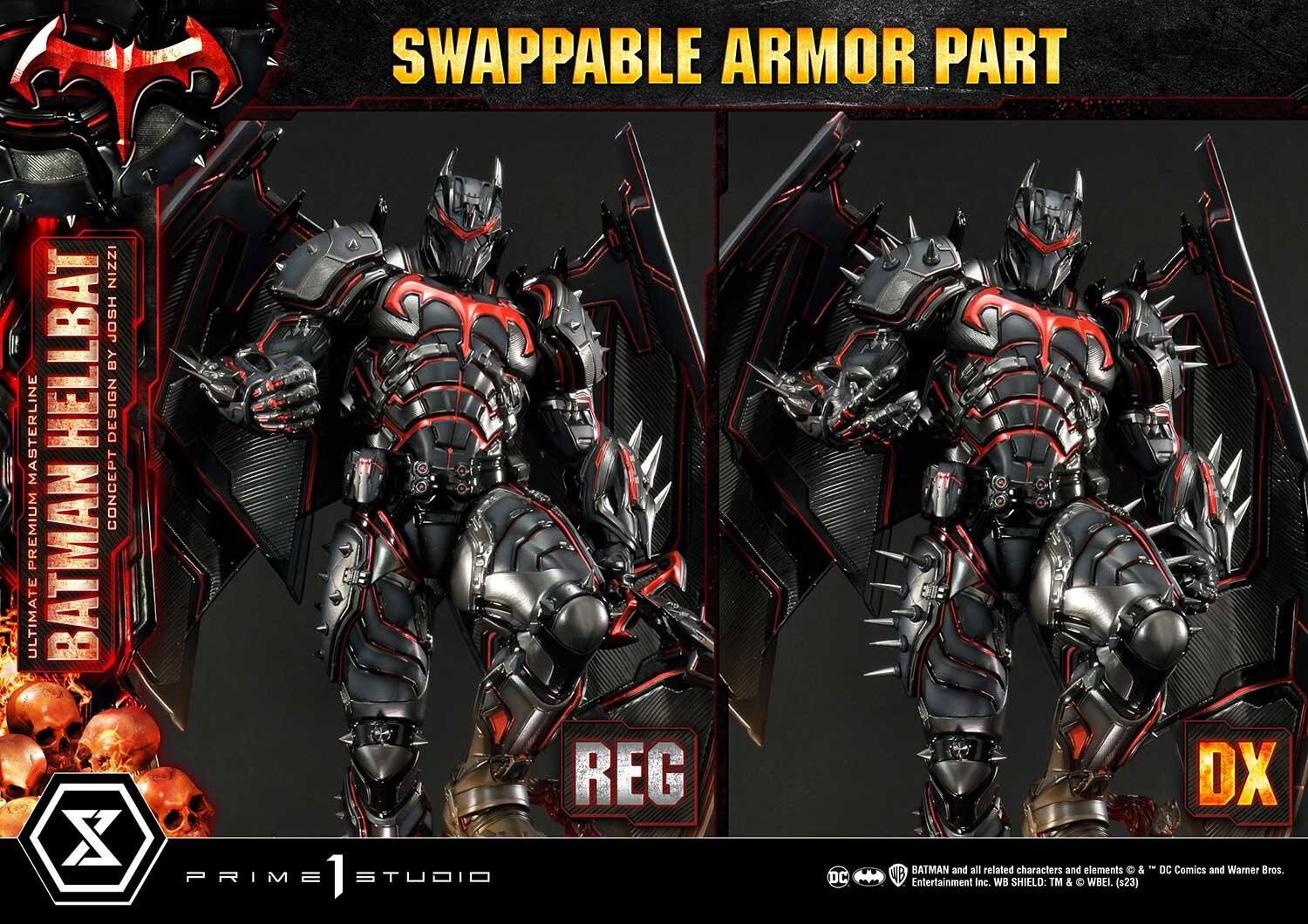 Justice League - Hellbat - Ultimate Premium Masterline  (UPMDC-06DX) - 1/4 - DX Version (Prime 1 Studio) photo 23