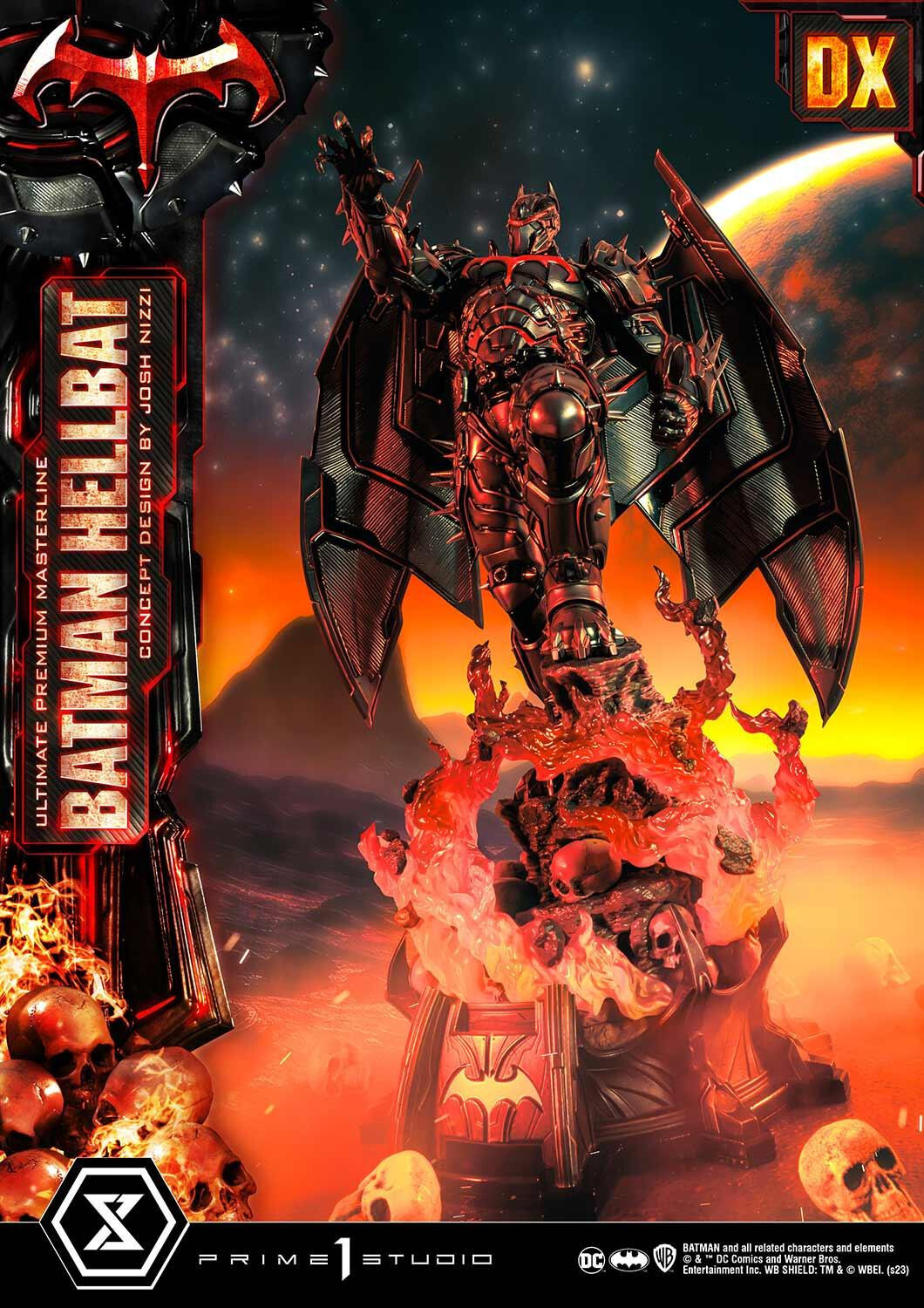 Justice League - Bruce Wayne - Hellbat - Ultimate Premium Masterline  (UPMDC-06DXS) - 1/4 - DX Bonus Version (Prime 1 Studio) photo 11