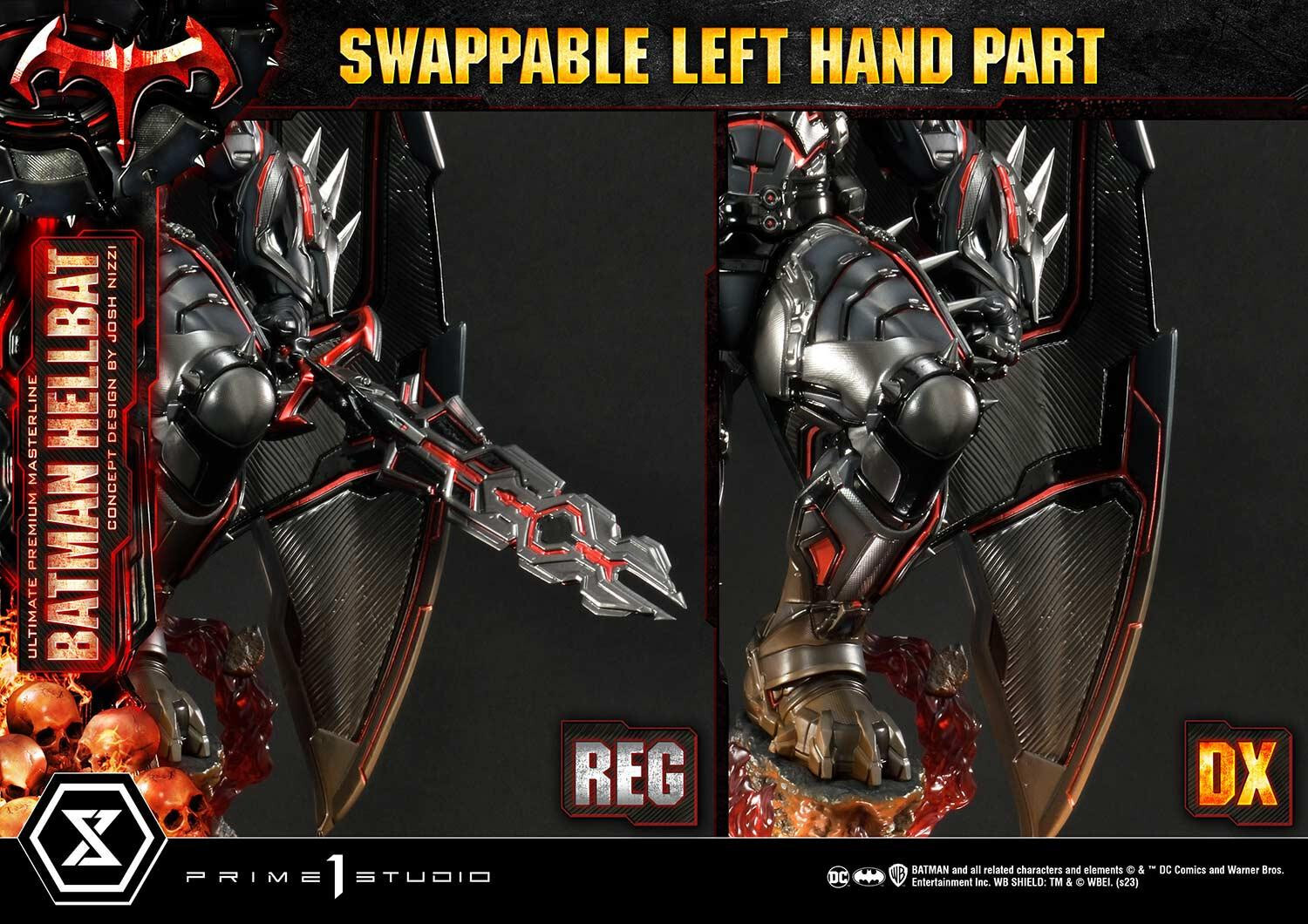 Justice League - Bruce Wayne - Hellbat - Ultimate Premium Masterline  (UPMDC-06DXS) - 1/4 - DX Bonus Version (Prime 1 Studio) photo 22