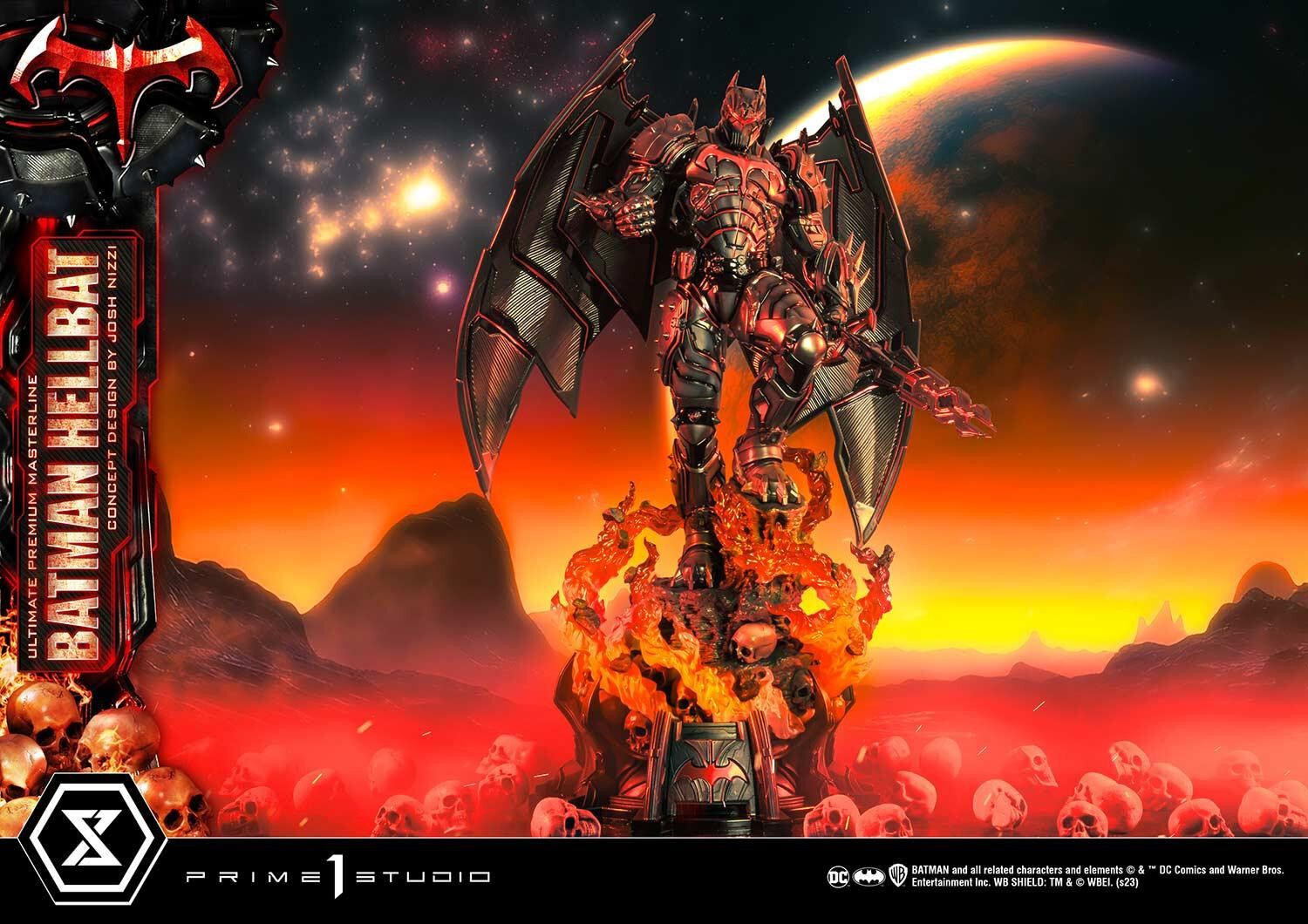 Justice League - Bruce Wayne - Hellbat - Ultimate Premium Masterline  (UPMDC-06DXS) - 1/4 - DX Bonus Version (Prime 1 Studio) photo 64